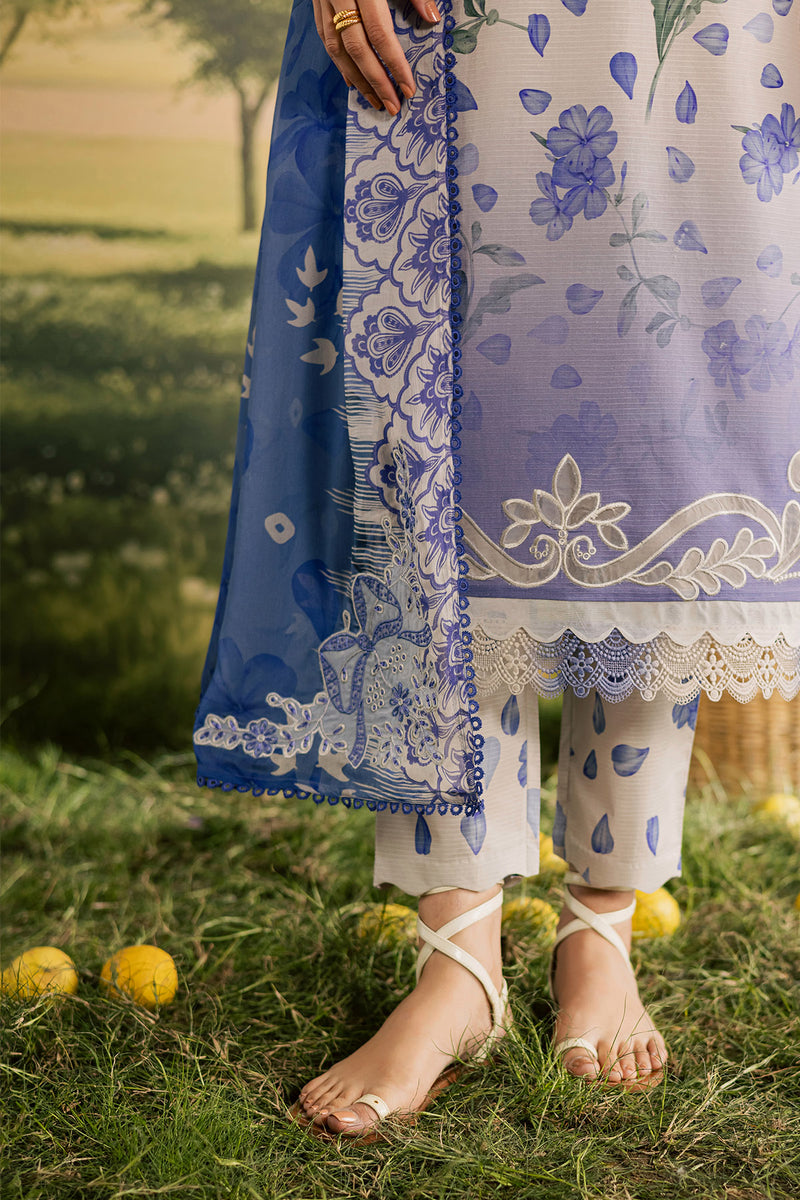BL-16 | Bloom Unstitched Lawn Collection By Nureh