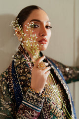 EMBROIDERED CHIFFON CH13-03 STITCHED BY BAROQUE