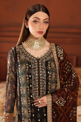 NL-93 | Alfaaz Hand Embroidered Collection By Nureh