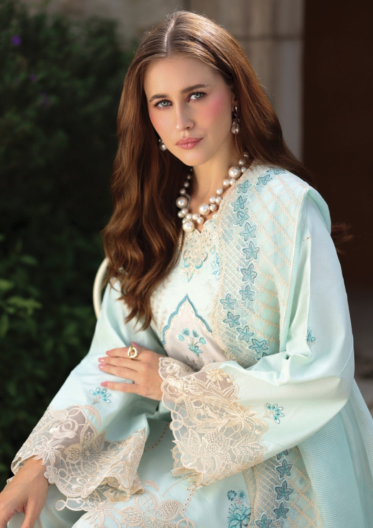 Freya | Raaya Luxury Embroidered Lawn By Rangrasiya