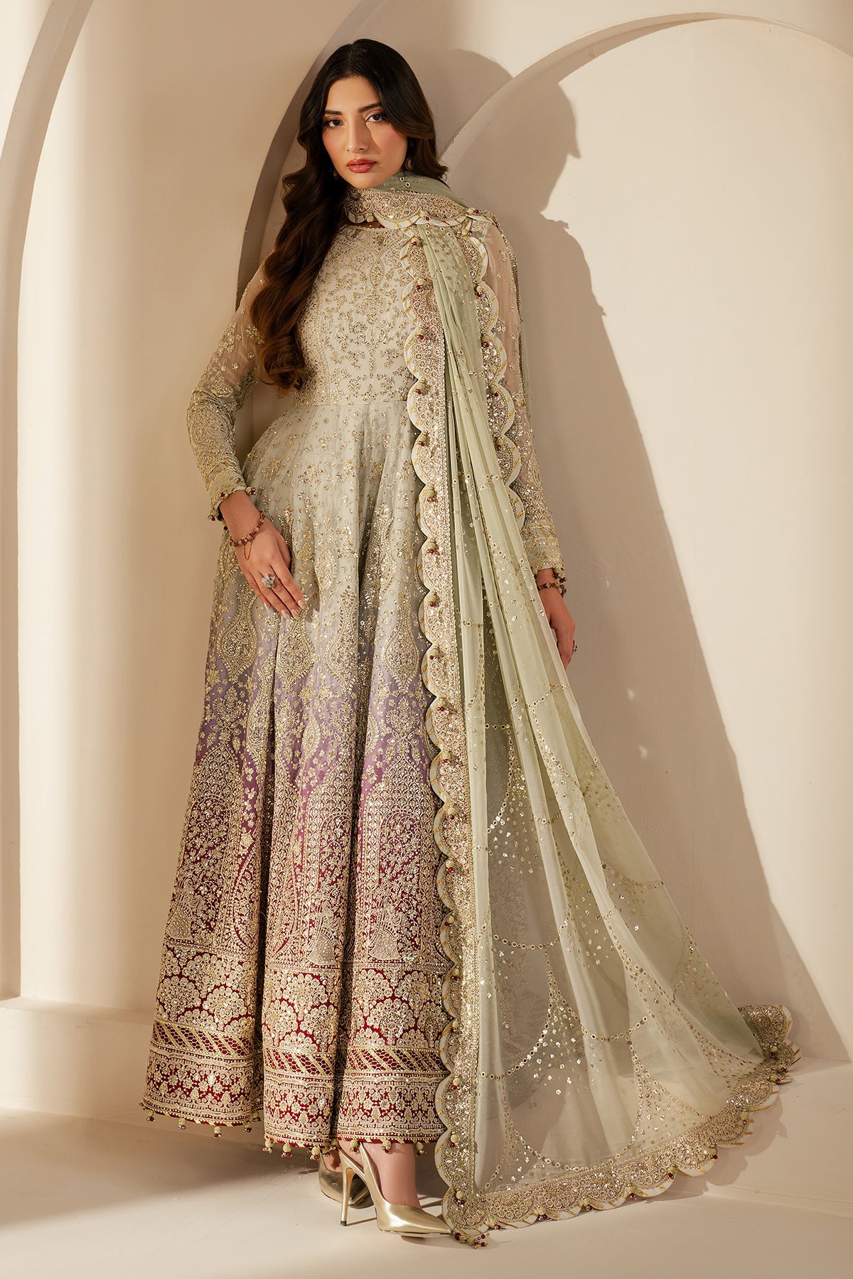 WF-01 | Embroidered Chiffon By Jazmin
