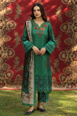 ANW6-14 - Aniq Unstithed Embroidered Linen Collection By Charizma