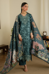 AVELINE (AK-08) | Print Luxe Linen '26 By Abyaan