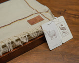 Shaad Fabrics - Royal Luxe 100% Lambswool Shawl | Brown