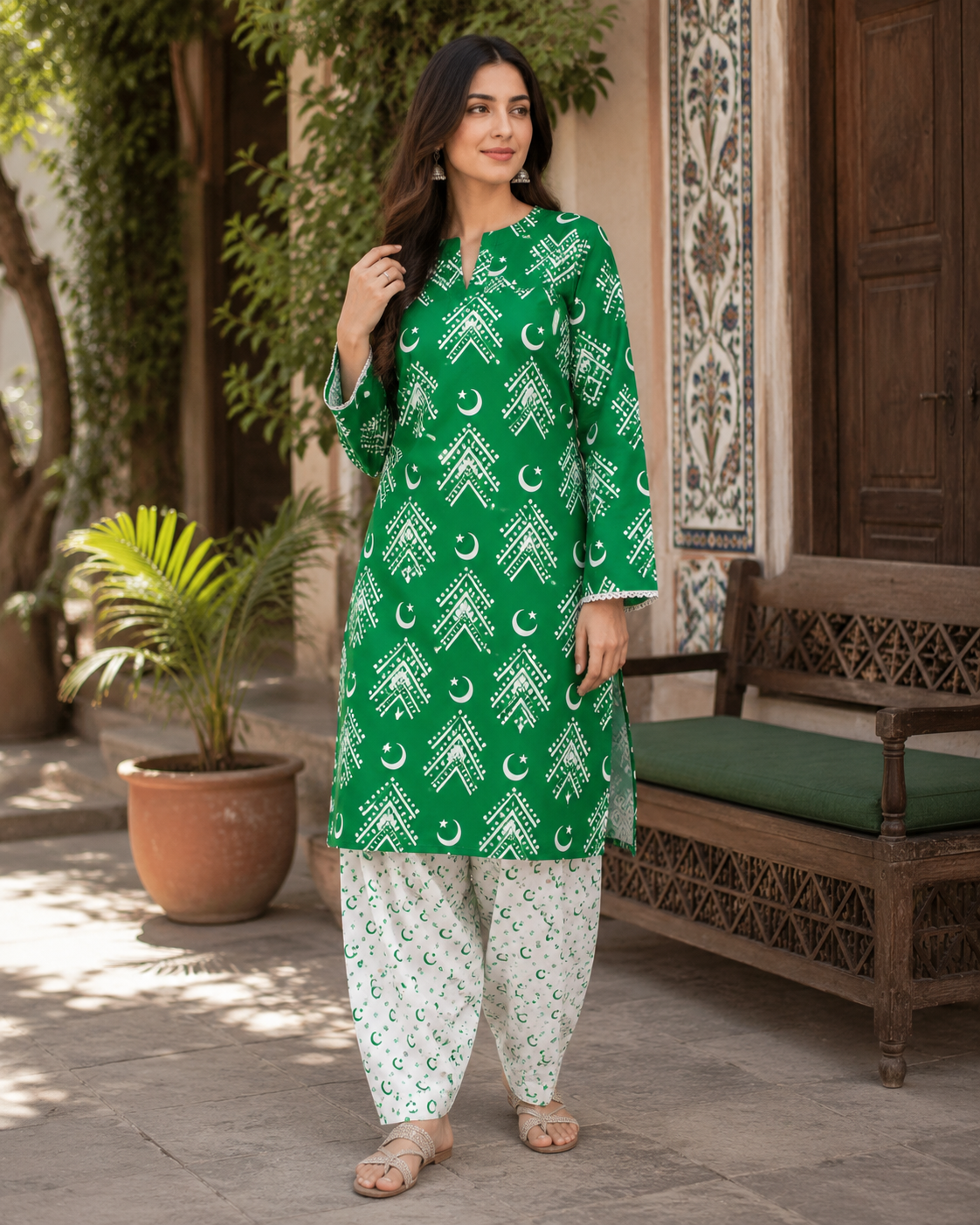 D# - 02 | Azadi Two Piece Fresh Print
