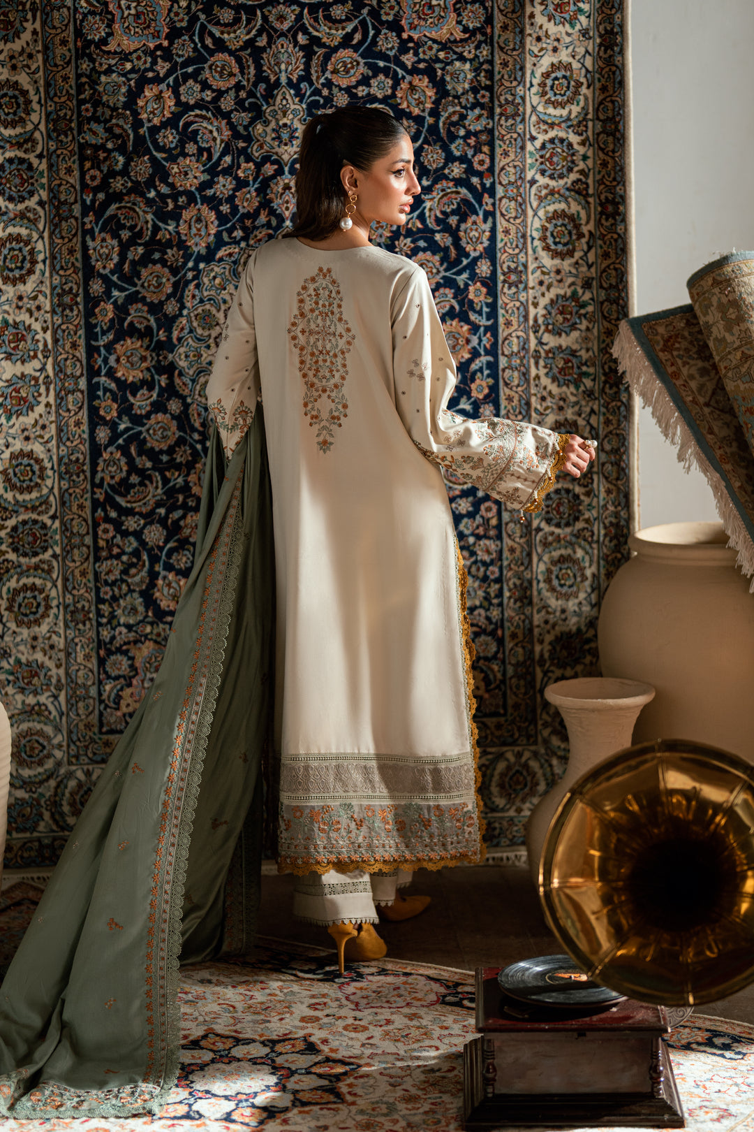 1A - Shades Of Winter Embroidered Collection By Florent