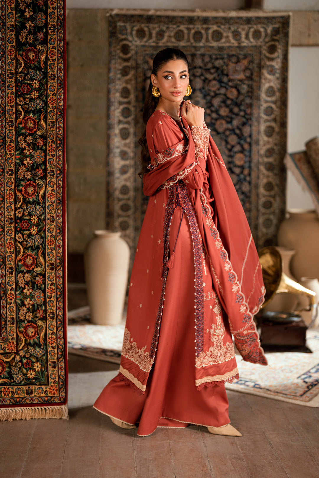 2A - Shades Of Winter Embroidered Collection By Florent