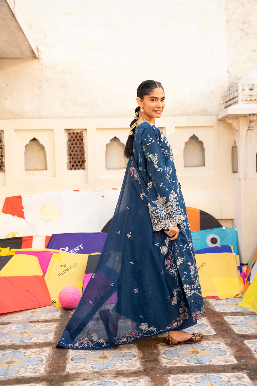 FBC - 8B | Basant Chiken Kari Lawn By Florent