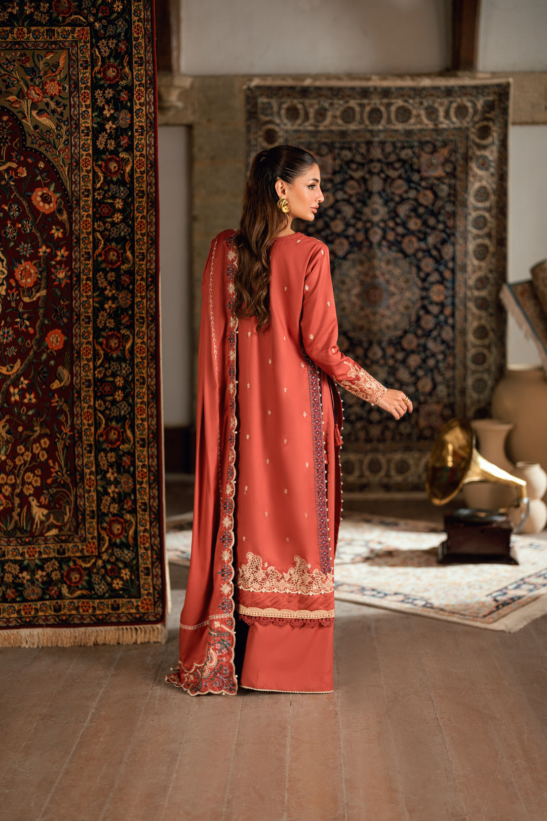2A - Shades Of Winter Embroidered Collection By Florent