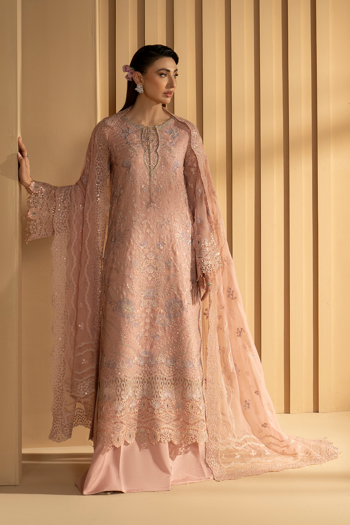 Blush Rose | Purkashish Embroidered By Lavish