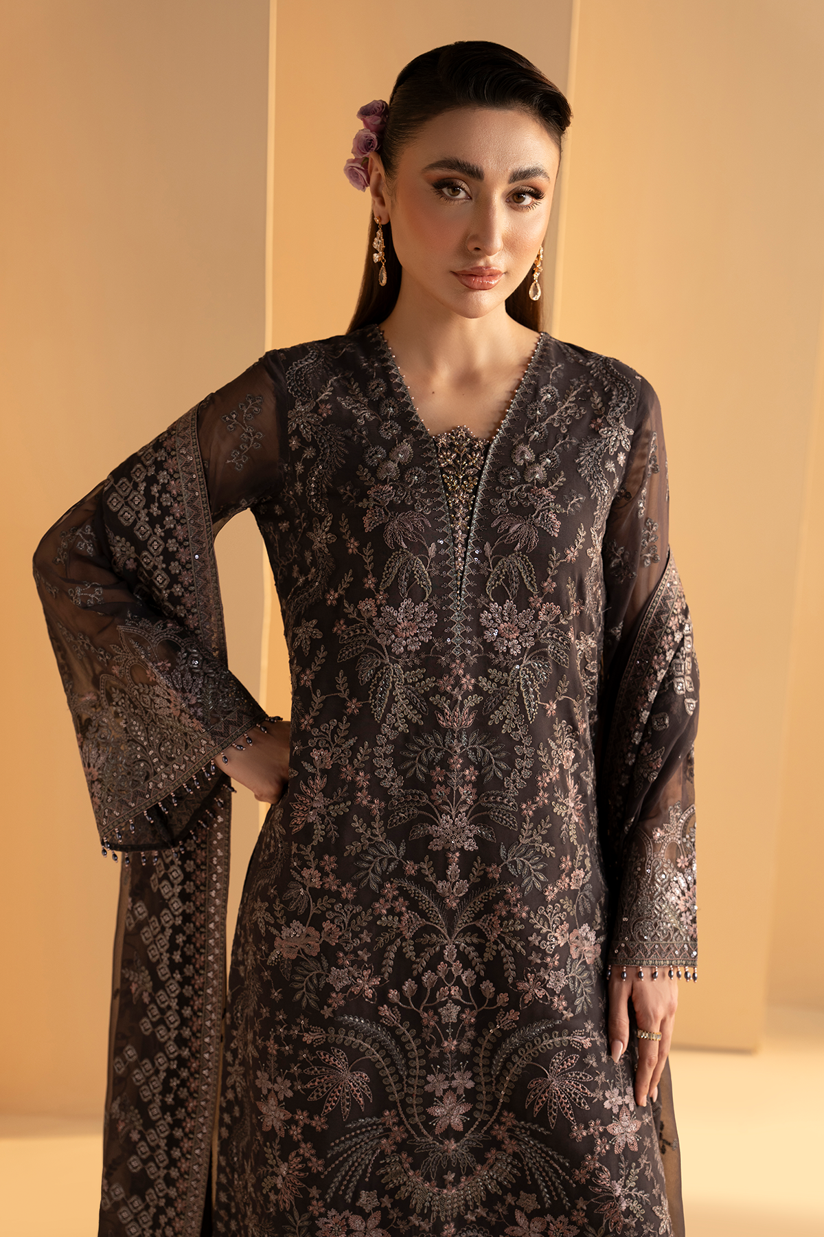 Coco Noir | Purkashish Embroidered By Lavish
