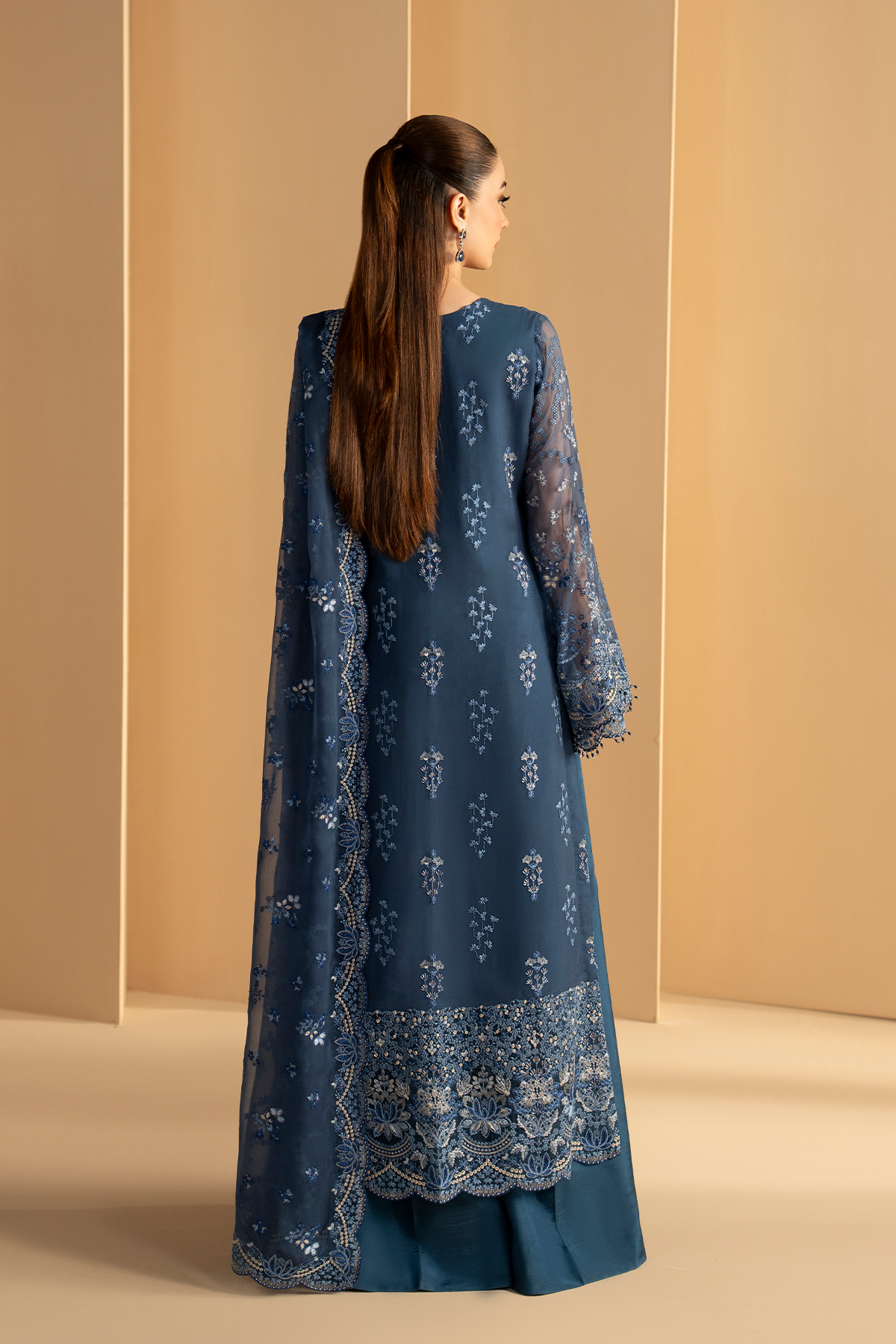 Midnight Sapphire | Purkashish Embroidered By Lavish