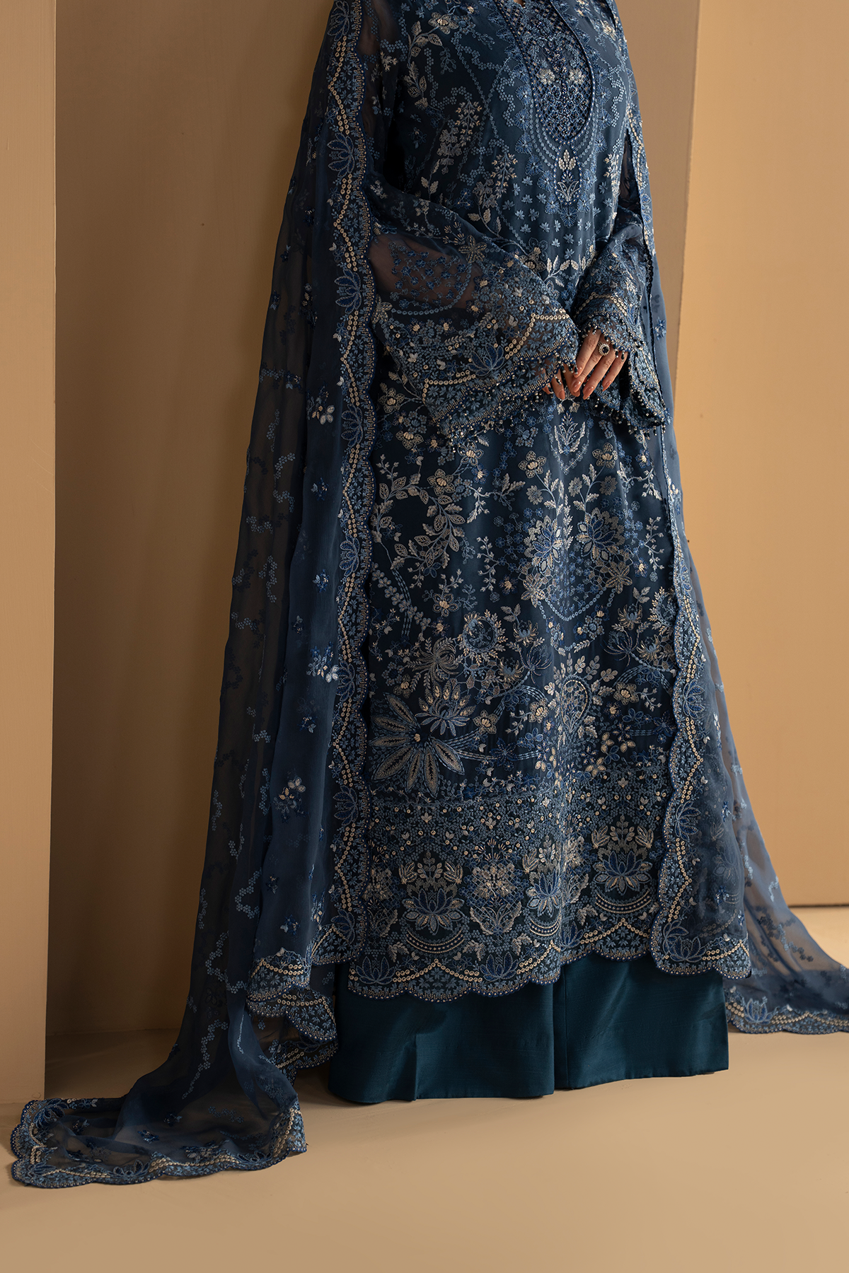 Midnight Sapphire | Purkashish Embroidered By Lavish
