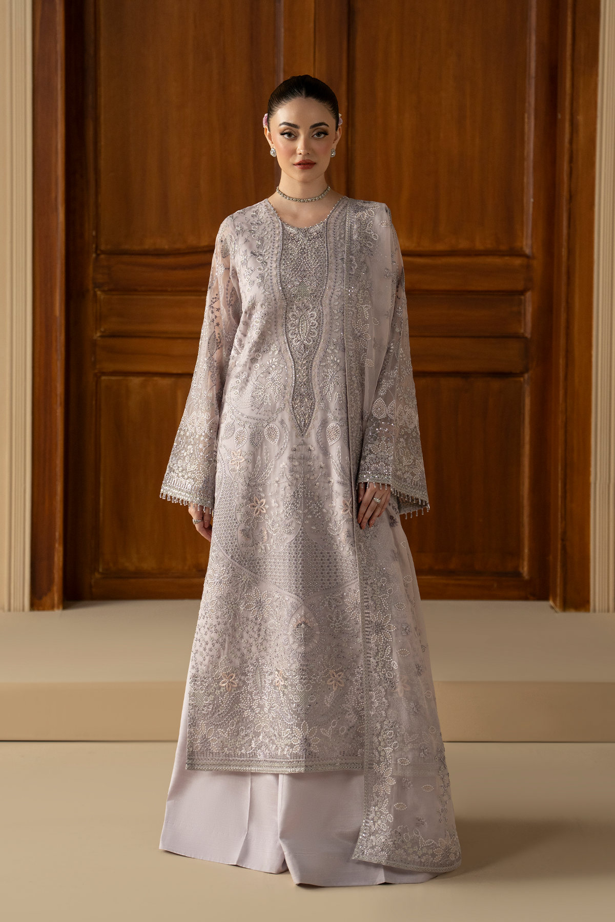 Lilac Mist | Purkashish Embroidered By Lavish