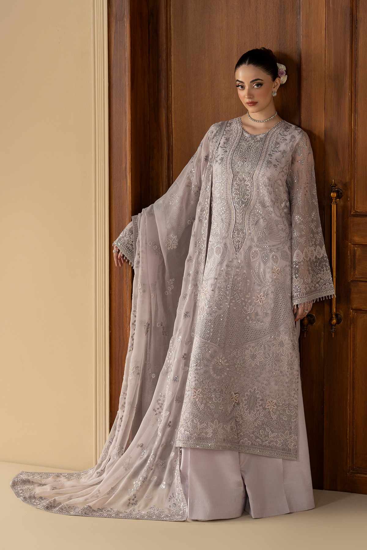 Lilac Mist | Purkashish Embroidered By Lavish
