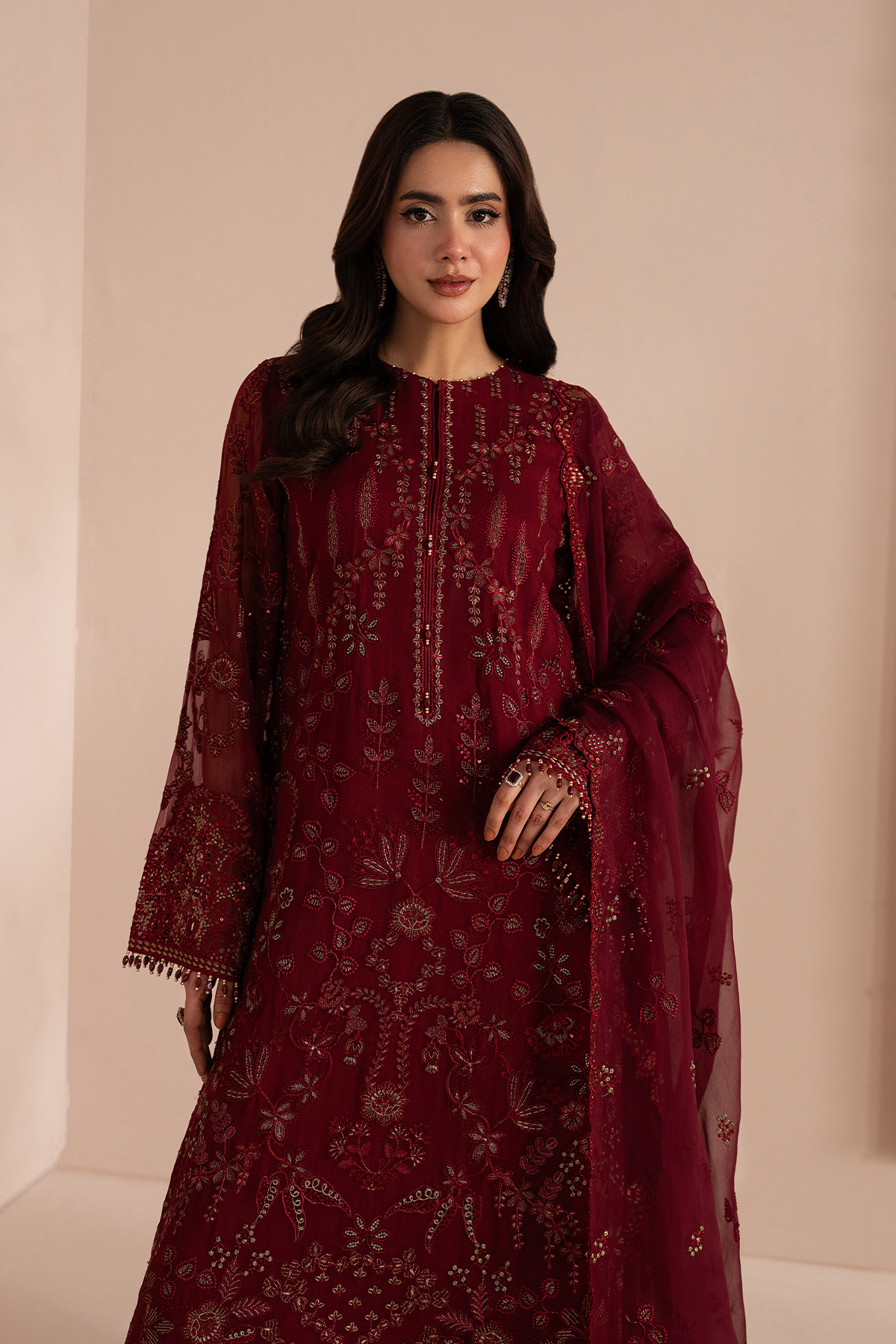 Red Ruby | Izhare Muhabbat Embroidered Collection By Lavish