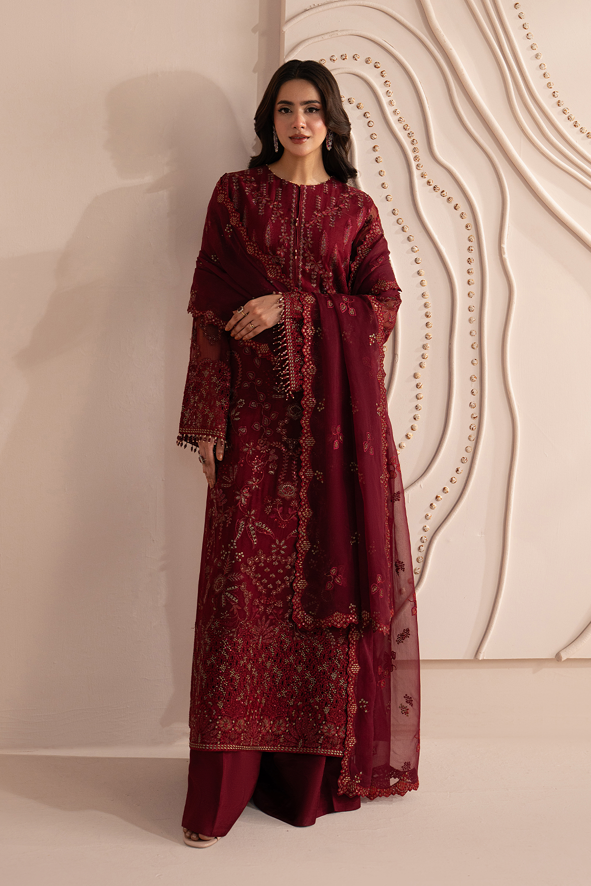 Red Ruby | Izhare Muhabbat Embroidered Collection By Lavish