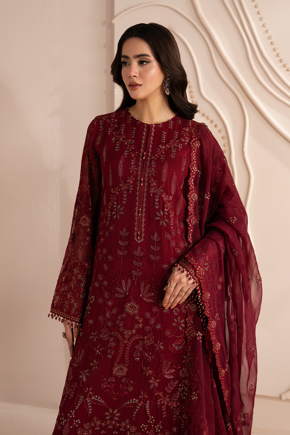 Red Ruby | Izhare Muhabbat Embroidered Collection By Lavish