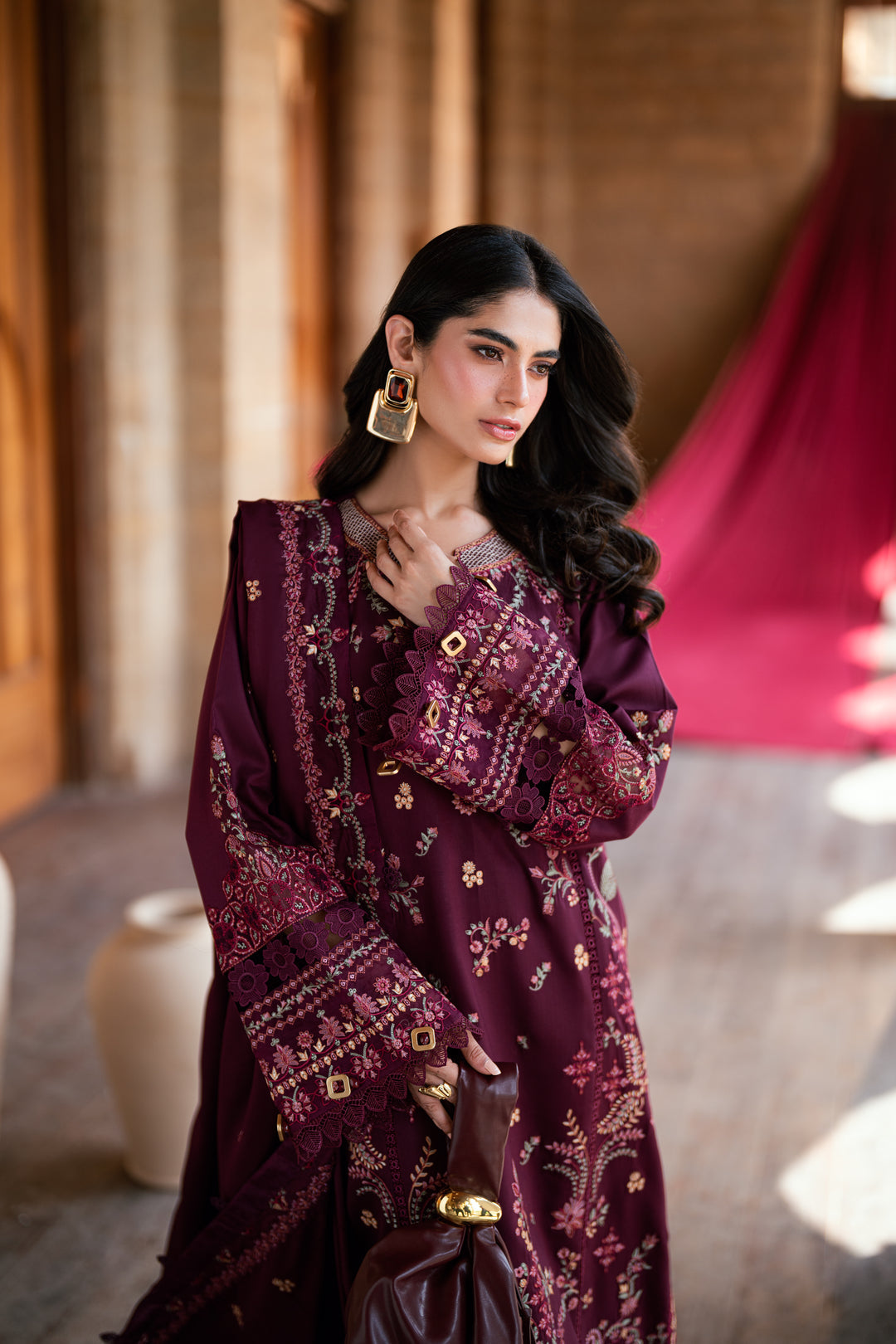 3A - Shades Of Winter Embroidered Collection By Florent