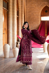 3A - Shades Of Winter Embroidered Collection By Florent