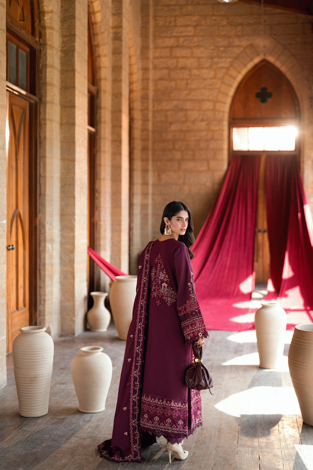 3A - Shades Of Winter Embroidered Collection By Florent