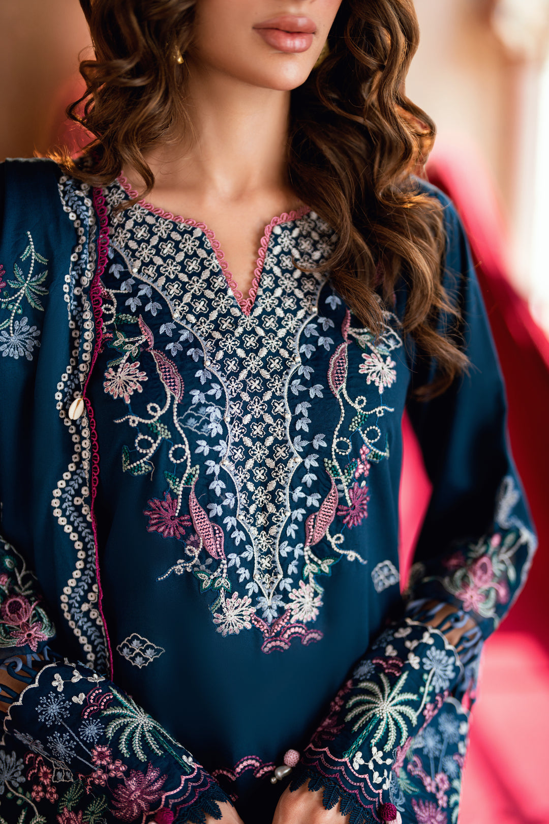 4B - Shades Of Winter Embroidered Collection By Florent