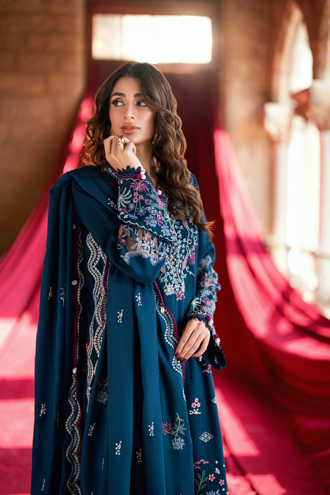 4B - Shades Of Winter Embroidered Collection By Florent