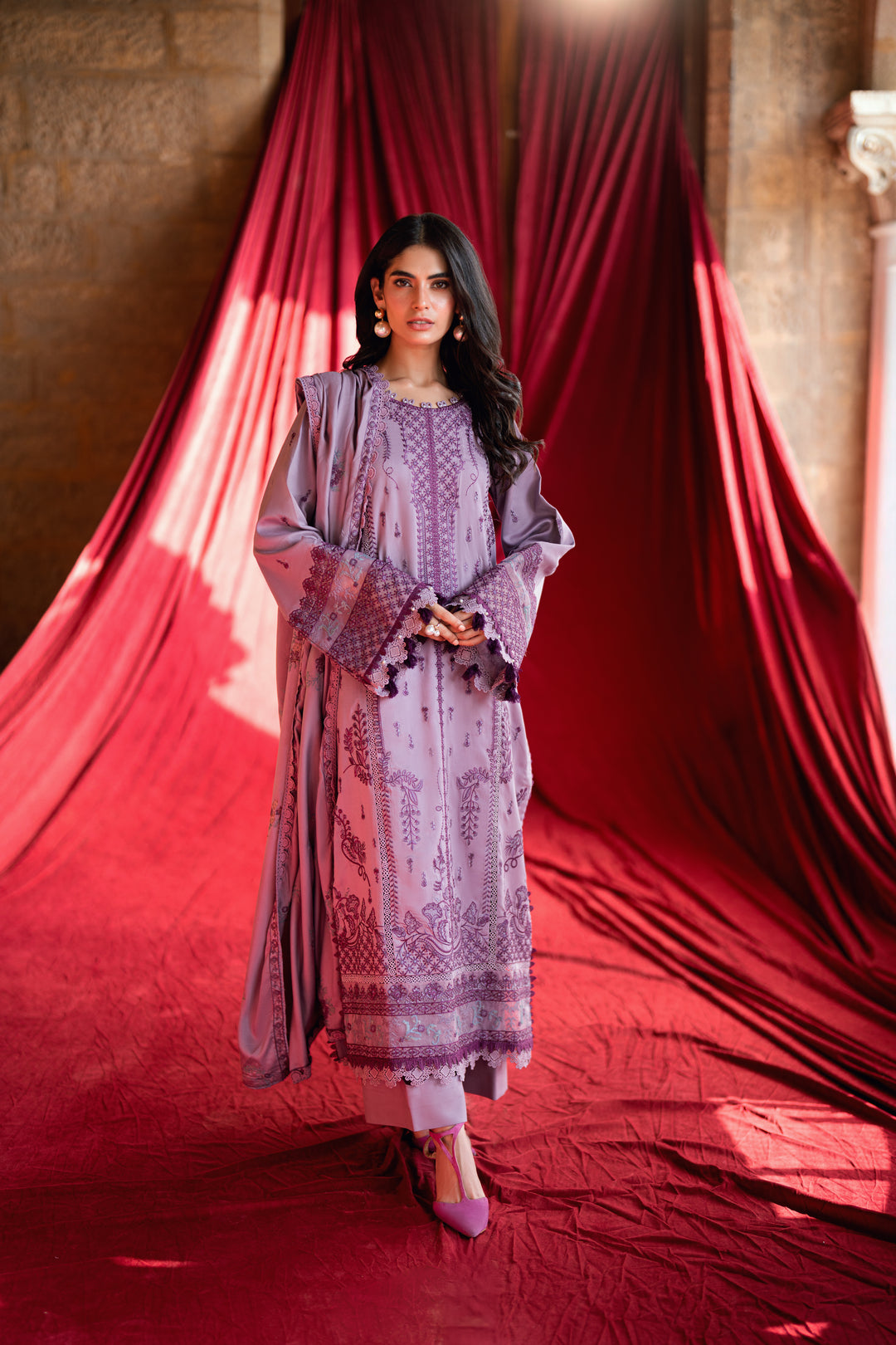 5A - Shades Of Winter Embroidered Collection By Florent