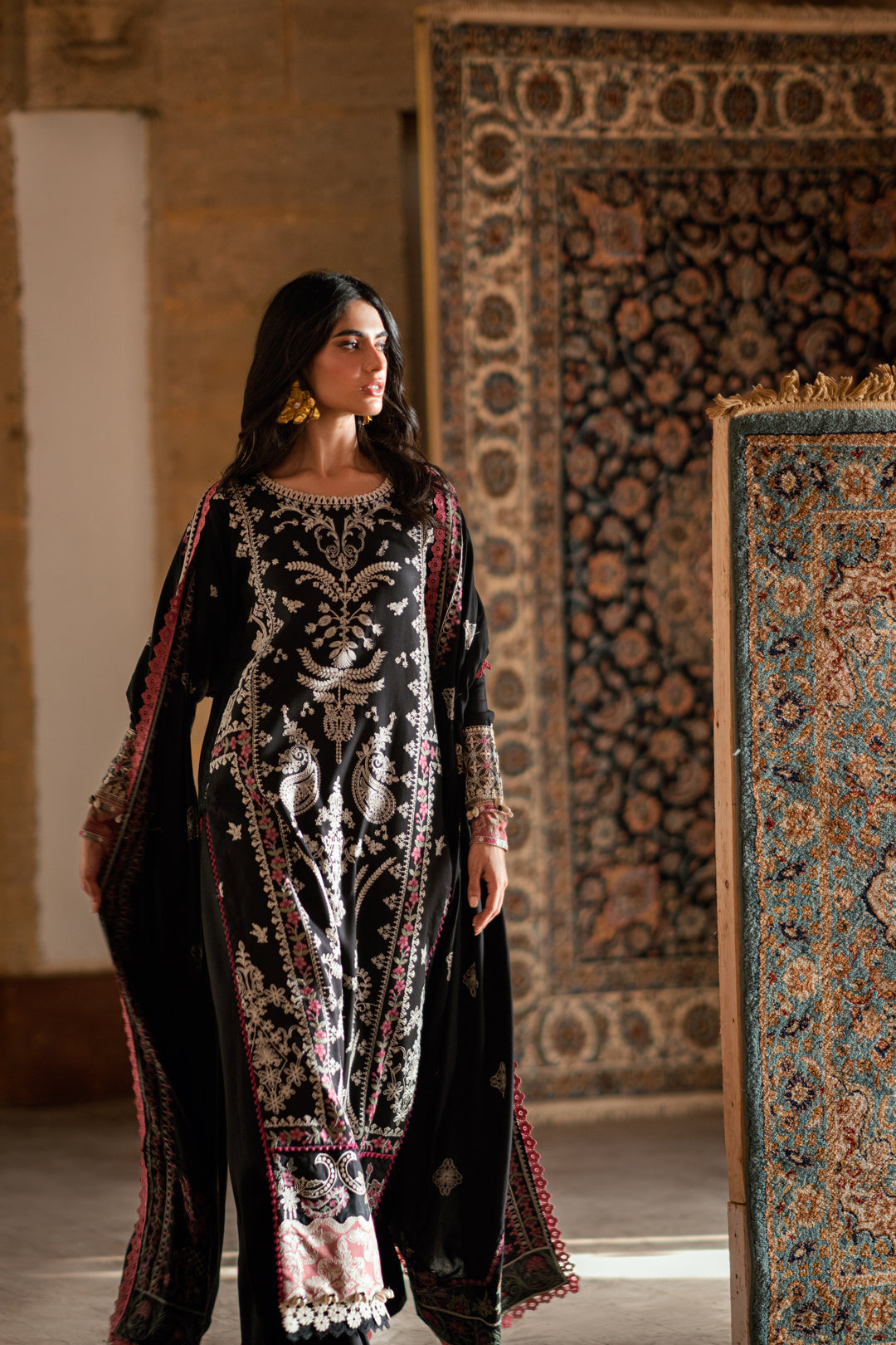 6B - Shades Of Winter Embroidered Collection By Florent