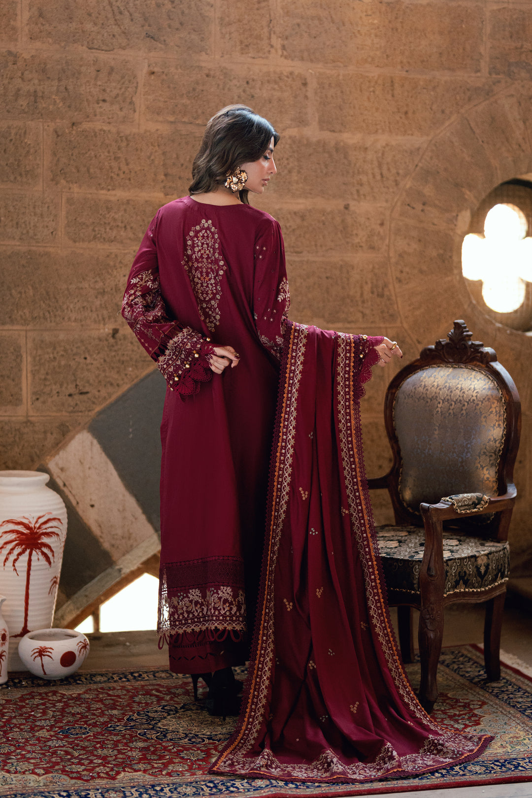 1B - Shades Of Winter Embroidered Collection By Florent