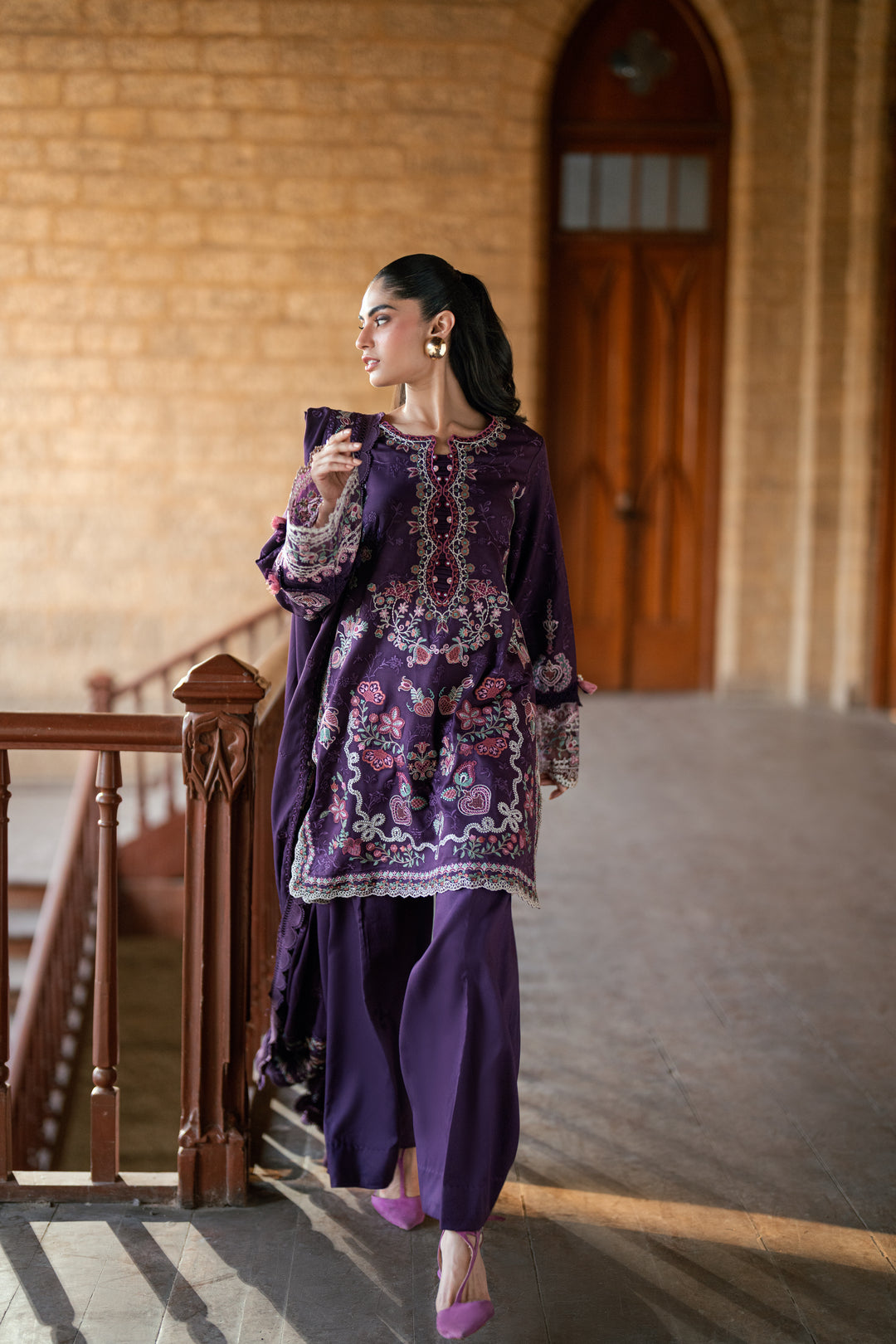 7A - Shades Of Winter Embroidered Collection By Florent