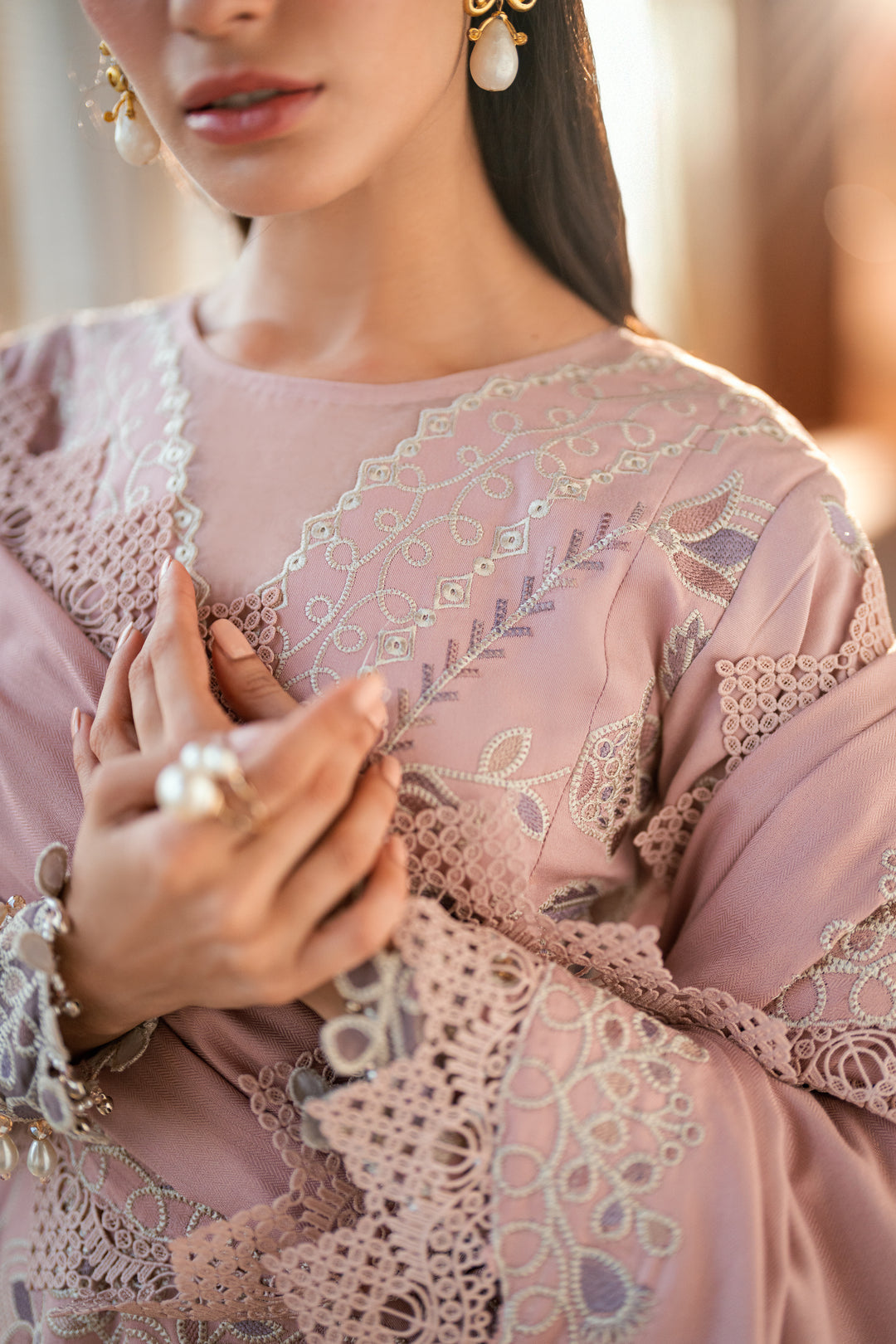 8B - Shades Of Winter Embroidered Collection By Florent