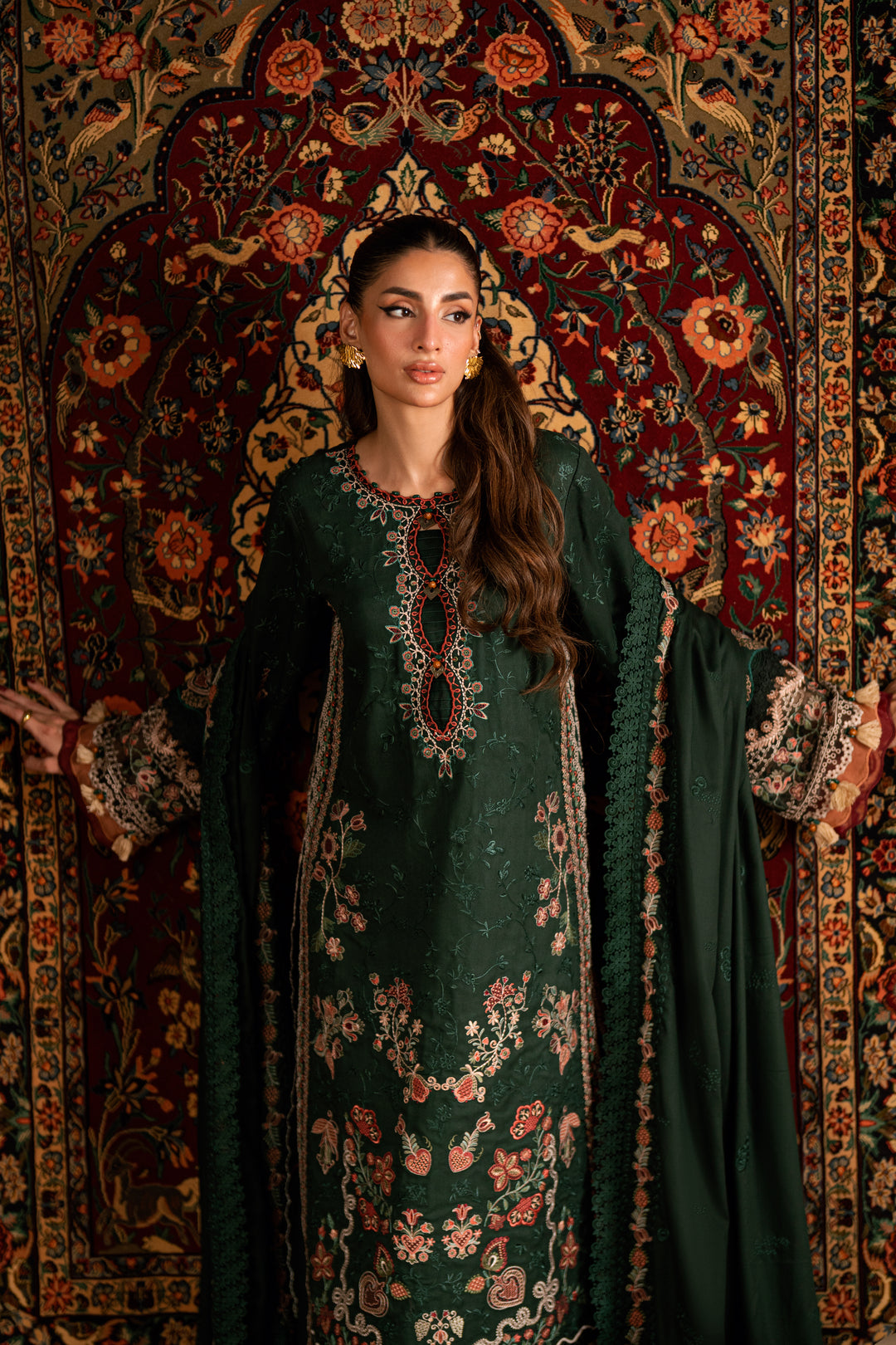 7B - Shades Of Winter Embroidered Collection By Florent