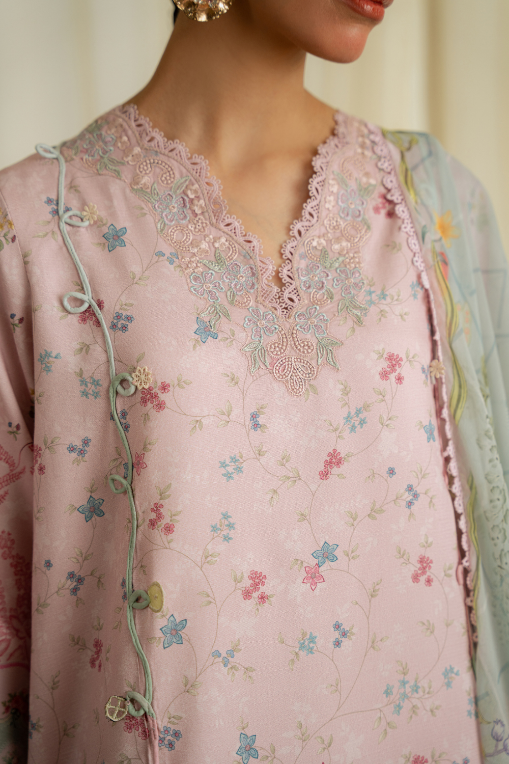 ELODIE (AK-07) | Print Luxe Linen '26 By Abyaan