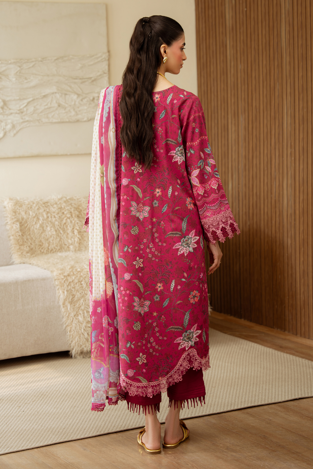 FLEUR (AK-10) | Print Luxe Linen '26 By Abyaan