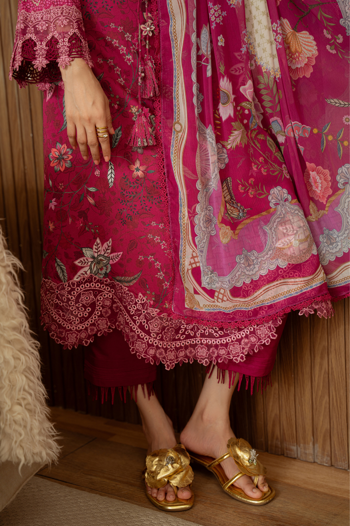 FLEUR (AK-10) | Print Luxe Linen '26 By Abyaan