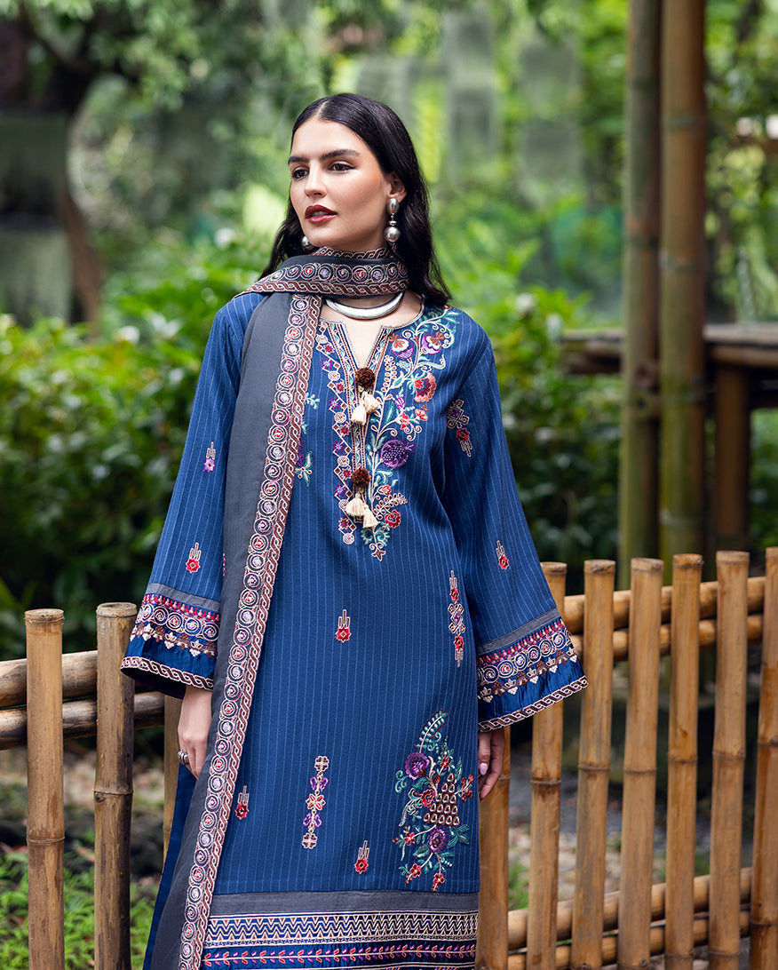 Granite Song - Symphony Hemline Unstitched by Mushq