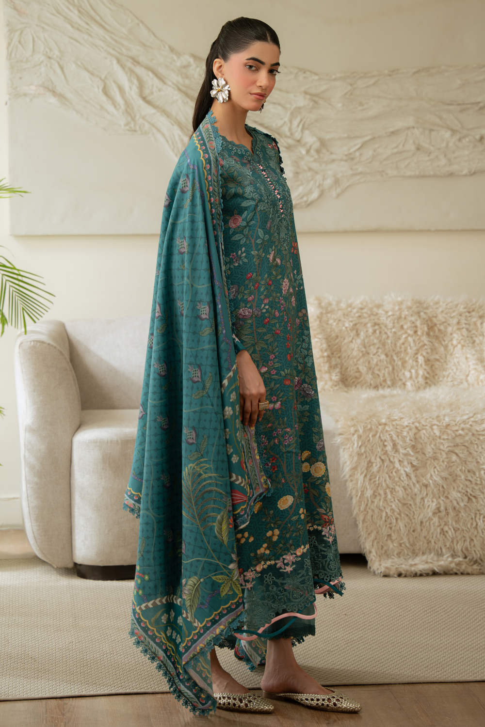 ISLA (AK-04) | Print Luxe Linen '26 By Abyaan