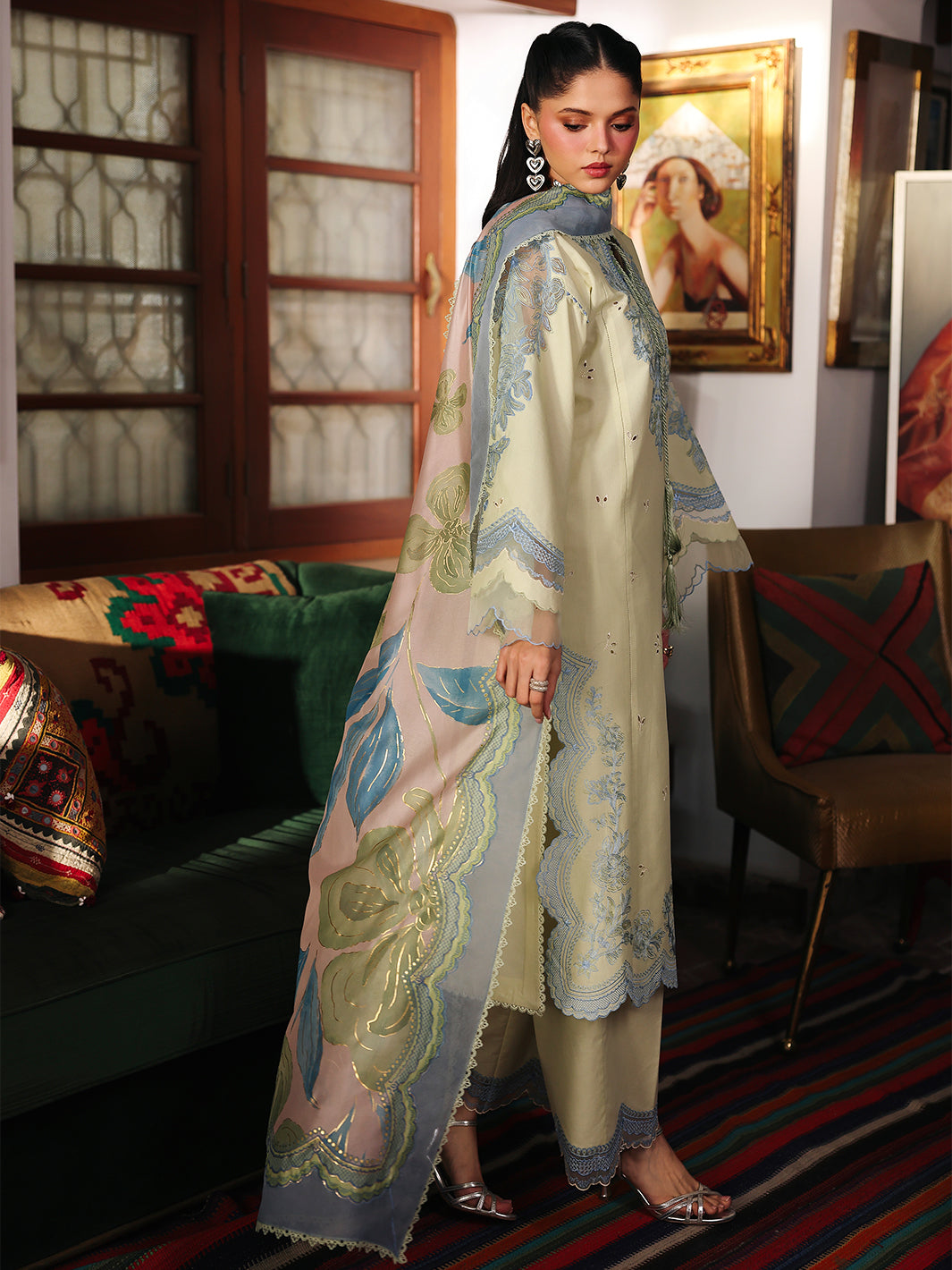 L72-B | 3 PC Lawn Lumina Summer '26 By Bin Ilyas