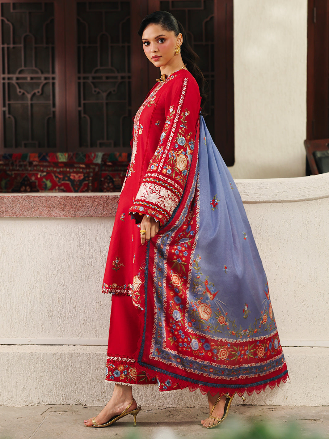 L73-B | 3 PC Lawn Lumina Summer '26 By Bin Ilyas