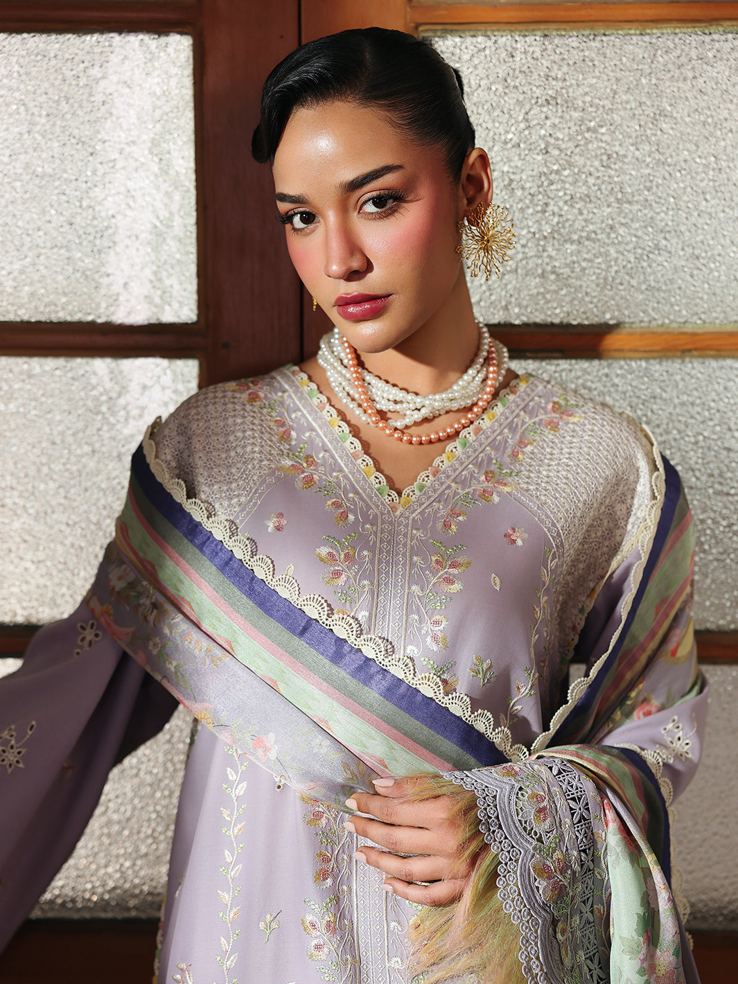 L75-A | 3 PC Lawn Lumina Summer '26 By Bin Ilyas