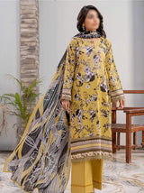 D# 07 - Nureh by Fantak Printed Slub Lawn Collection