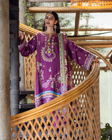 Plum Swirl - Symphony Hemline Unstitched by Mushq