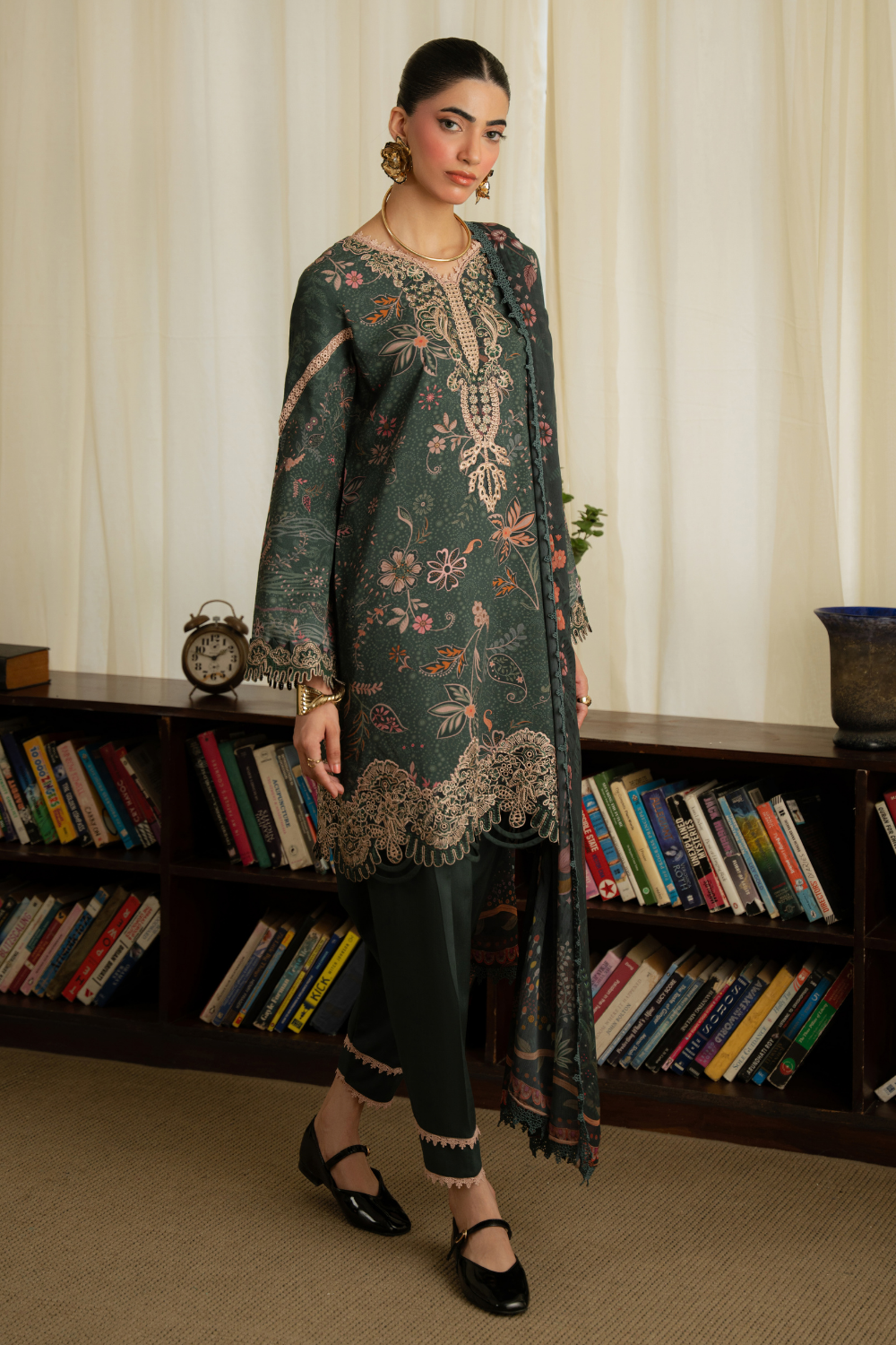 ROSALIE (AK-11) | Print Luxe Linen '26 By Abyaan