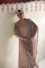 Naqsh Soft Pink Shirt Set | Raw Silk Edit'26 By Vera