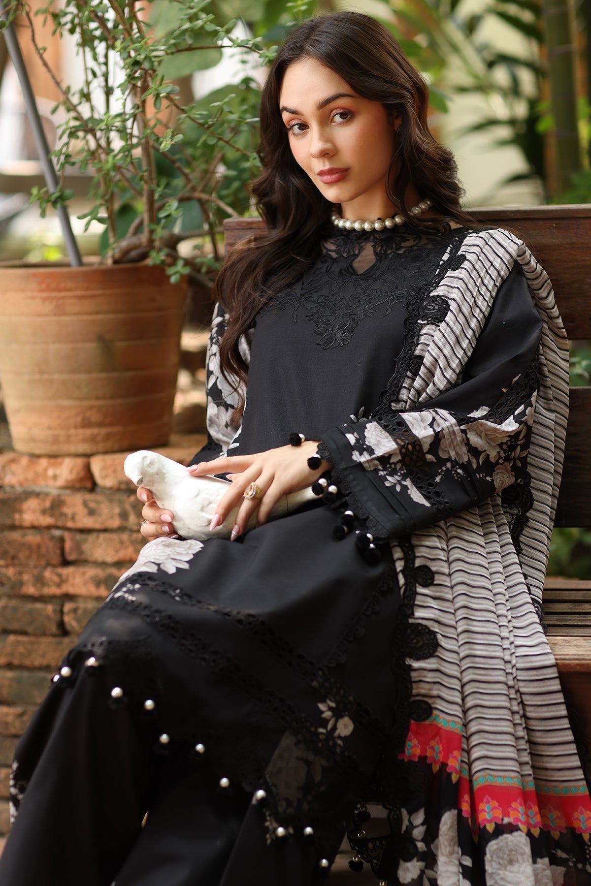 RM6-02 - 3-PC | Reem Unstitched Vol-01 By Charizma