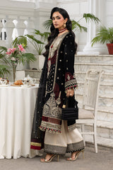 4196 - Embroidered Shirt Shalwar Dupatta By Zellbury