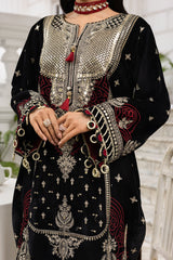 4196 - Embroidered Shirt Shalwar Dupatta By Zellbury