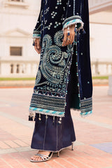 4206 - Embroidered Shirt Shalwar Dupatta By Zellbury