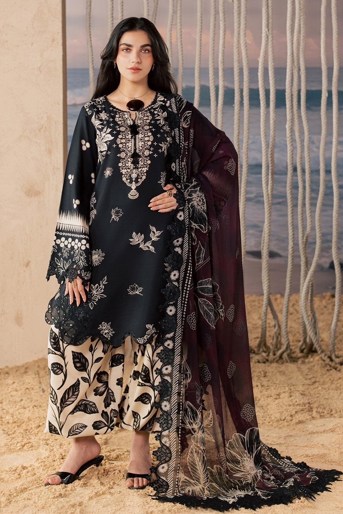 DD-43 | Daily Delight Unstitched By Nureh